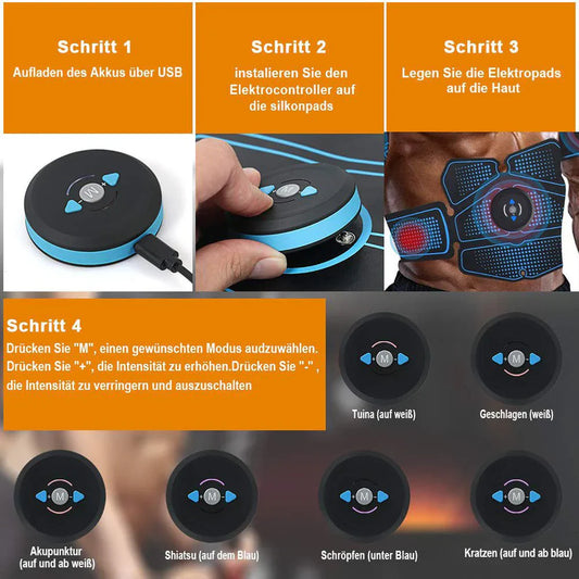 Abdominal muscle training, EMS technology, effective, convenient, fitness equipment solution.