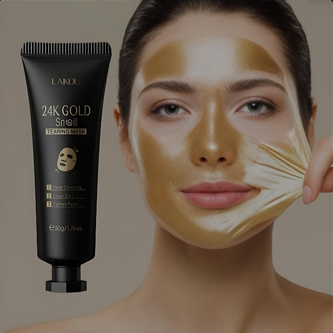Gold Foil Snail Tear-Off Mask Hydrating