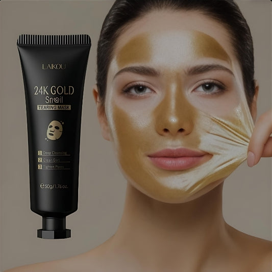 Gold Foil Snail Tear-Off Mask Hydrating