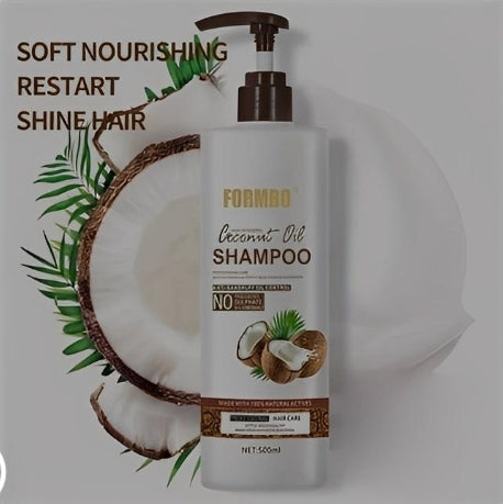 🥥 Coconut Oil Shampoo – Deep Nourishment for Beautiful, Healthy Hair (500ml)