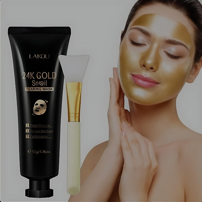Gold Foil Snail Tear-Off Mask Hydrating