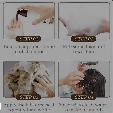 🥥 Coconut Oil Shampoo – Deep Nourishment for Beautiful, Healthy Hair (500ml)